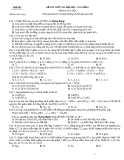 Đề thi thử đại học, cao đẳng môn Hóa năm 2012 - Đề số 007