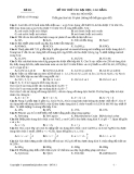 Đề thi thử đại học cao đẳng môn Hóa 2012: Đề số 011 (có đáp án)