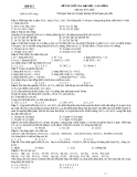 Đề thi thử đại học, cao đẳng môn Hóa năm 2012 - Đề số 013