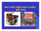 Lý thuyết máy phát điện xoay chiều một pha: Tổng quan và ứng dụng
