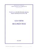 Giáo trình Hóa phân tích ĐH Nông Nghiệp [Tài liệu đầy đủ, chuẩn nhất]