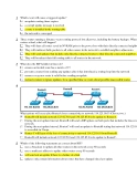 Câu hỏi trắc nghiệm CCNA 2 Chương 4: Tổng hợp [Mới nhất]