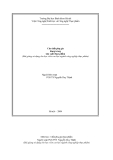 Chất phụ gia thực phẩm: Bài giảng về các chất phụ gia dùng trong sản xuất