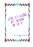 12 THỨC TỌA CÔNG DƯỠNG SINH PHỐI HỢP