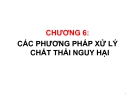 Bài giảng về các phương pháp xử lý chất thải nguy hại