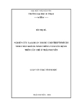 Luận văn: NGHIÊN CỨU XẠ KHUẨN THUỘC CHI STREPTOMYCES SINH CHẤT KHÁNG SINH CHỐNG NẤM GÂY BỆNH TRÊN CÂY CHÈ Ở THÁI NGUYÊN
