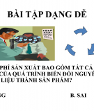 Bài tập trắc nghiệm kế toán chi phí [kèm đáp án]