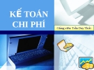 Kế toán sản xuất và tính giá thành sản phẩm theo chi phí thực tế