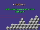 Phân tích hồi quy: Biến giả trong chương 5