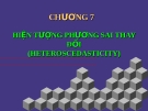 Hiện tượng phương sai thay đổi (Heteroscedasticity) - Chương 7