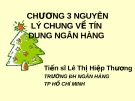 Nguyên lý chung về tín dụng ngân hàng: Bài giảng chi tiết