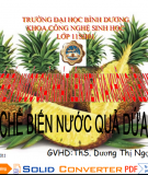 Cách chế biến nước quả dứa tươi ngon, đơn giản tại nhà