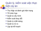 Quản lý, Kiểm Soát Thực Hiện Dự Án: Hướng Dẫn Chi Tiết