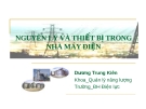 Nguyên lý và thiết bị trong nhà máy điện - Dương Trung Kiên: Tổng quan và ứng dụng
