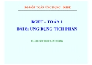 Ứng dụng tích phân: Kinh nghiệm và bài tập