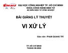 Lập trình hợp ngữ 8051: Bài giảng lý thuyết vi xử lý - Chương 3 (tiếp theo)