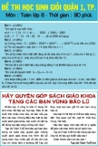 Đề thi học sinh giỏi môn Toán 6