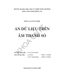 Luận văn:ẩn dữ liệu trên âm thanh số