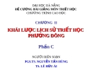 Đề cương bài giảng Triết học: Khái lược lịch sử Triết học phương Đông - Chương II (Phần C)