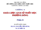 Đề cương bài giảng Triết học: Chương II - Khái lược lịch sử Triết học phương Đông (Phần B)