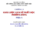 Đề cương bài giảng môn Triết học: Chương II – Khái lược lịch sử Triết học phương Đông (Phần A)