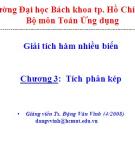 Bài giảng tích phân kép: Kinh nghiệm giải chi tiết
