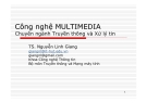 Bài giảng Công nghệ Multimedia chuyên ngành truyền thông và xử lý tin