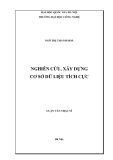 Luận văn: Nghiên cứu, xây dựng cơ sở dữ liệu tích cực