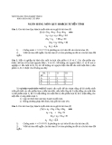 Ngân Hàng Môn Quy Hoạch Tuyến Tính: Tổng Hợp Đề Thi, Bài Tập và Giải Pháp
