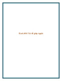 Hack iOS 5 là để giúp Apple