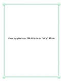 Chưa kịp giúp Sony, FBI đã bị tin tặc 