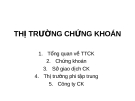 Bài giảng thị trường chứng khoán chương 1: Tổng quan và kiến thức cơ bản