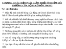 Các biện pháp giảm thiểu ô nhiễm môi trường của động cơ đốt trong: Chương 7