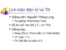 Linh kiện điện tử và TN: Mua ở đâu tốt nhất?