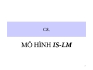 Bài giảng Mô Hình IS-LM: Tổng quan và chi tiết