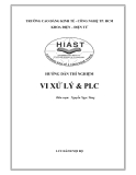 Hướng Dẫn Thí Nghiệm Vi Xử Lí Và PLC Chuẩn Nhất