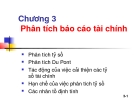 Phân tích báo cáo tài chính chương 3: Hướng dẫn chi tiết