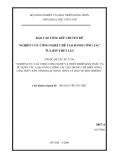 Nghiên cứu công nghệ chế tạo bánh công tác tua bin thủy lực: Báo cáo tổng kết chuyên đề của ThS. Nguyễn Vũ Việt