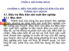 Bài giảng phần 2: Nội dung quy hoạch lâm nghiệp - Chương 4: Điều tra điều kiện cơ bản của đối tượng quy hoạch - ThS. Vi Việt Đức
