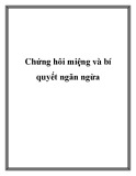 Chứng hôi miệng và bí quyết ngăn ngừa