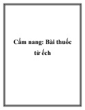 Cẩm nang: Bài thuốc từ ếch