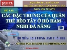 Đề tài: Các đặc trưng của quẩn thể bèo tây ờ Hồ Hàm Nghi Đà Nẵng