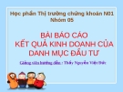Bài Thuyết Trình Đầu Tư Chứng Khoán: Kinh Nghiệm và Mẹo Chuẩn SEO