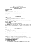 QCVN 01-43:2011/BNNPTNT: Tiêu chuẩn Việt Nam mới nhất