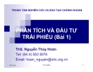Phân tích và đầu tư trái phiếu: Kinh nghiệm, chiến lược tốt nhất