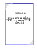 Công tác khấu hao TSCĐ trong công ty TNHH Tuấn Giang: Tìm hiểu chi tiết