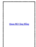 Quan Hệ Cộng Đồng
