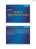 Nghiệp Vụ Hành Chính Văn Phòng: Kinh Nghiệm và Kỹ Năng Cần Thiết