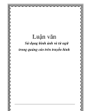 Luận văn: Sử dụng hình ảnh và từ ngữ trong quảng cáo trên truyền hình