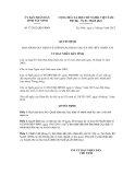 Quyết định số 37/2012/QĐ-UBND 